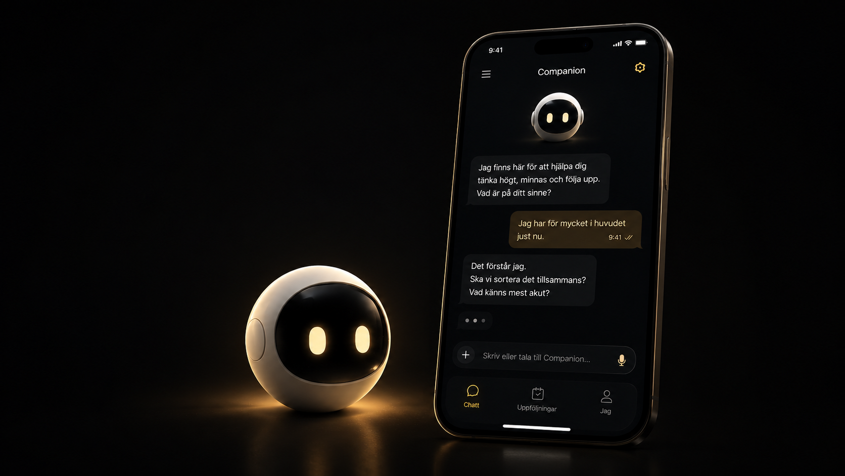 Ellea companion with phone preview